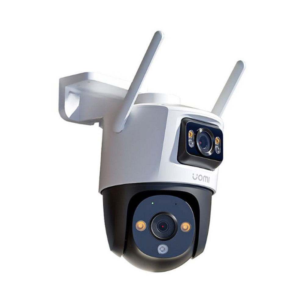 Imou - Outdoor Camera Cruiser Dual (IPC-S7XP-10M0WED-0360B) - 10MP, Two-way Talk, Human Detection, Night Vision, IP66 - White