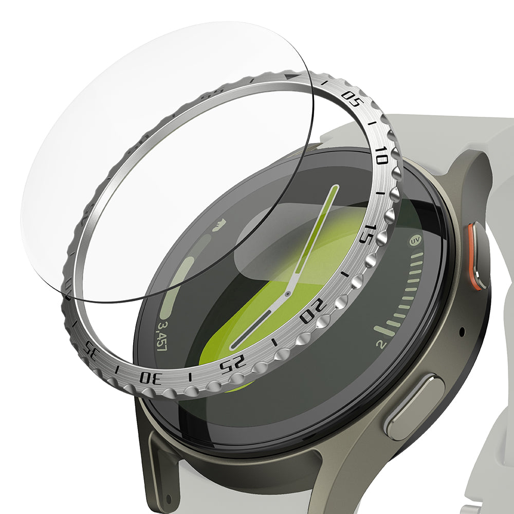 Ringke - Bezel Styling - Samsung Galaxy Watch7Â 40mm - Silver Pattern5 (CB-GW7-40-01)