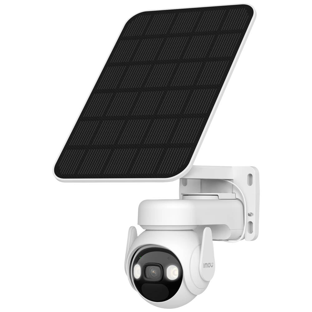 Imou - Outdoor Camera Cell PT Kit (KIT/IPC-K9EP-3T0WE/FSP12-TYPEC) - with Solar Panel, 3MP, Wi-Fi, Type-C, 15000mAh - White