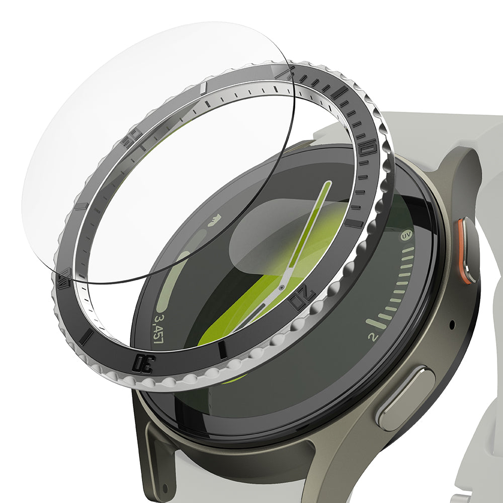 Ringke - Premium Bezel Styling - Samsung Galaxy Watch7Â 40mm - Black Pattern3 (CB-GW7-40-96)