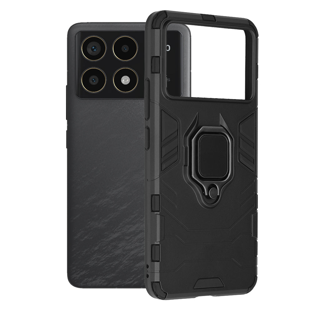 Techsuit - Silicone Shield - Xiaomi Poco F6 Pro - Black