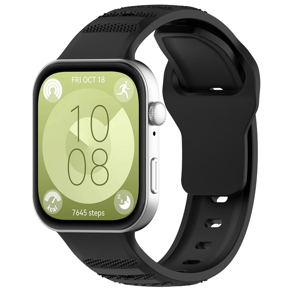 Techsuit - Watchband (W050) - Huawei Watch Fit 3 / Fit 4 / Fit 4 Pro - Black