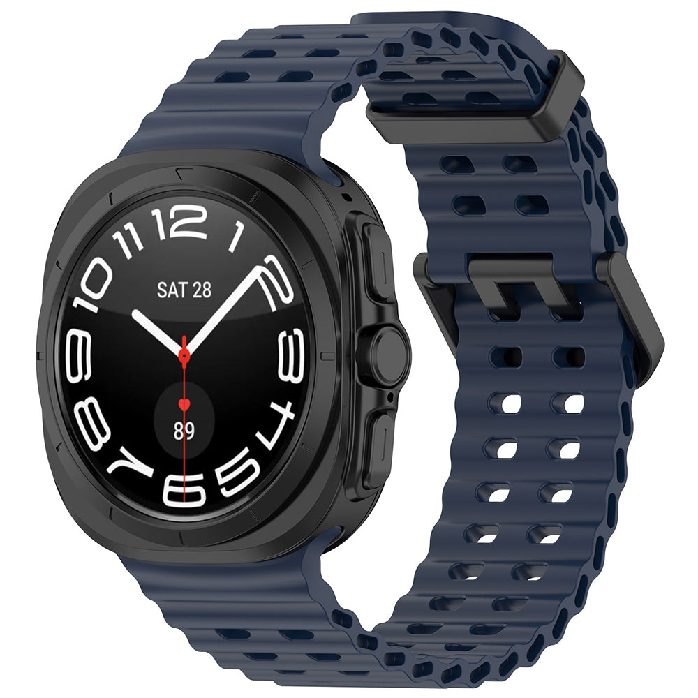 Techsuit - Watchband (W062) - Samsung Galaxy Watch Ultra 47mm / Watch Ultra 2 - Navy Blue