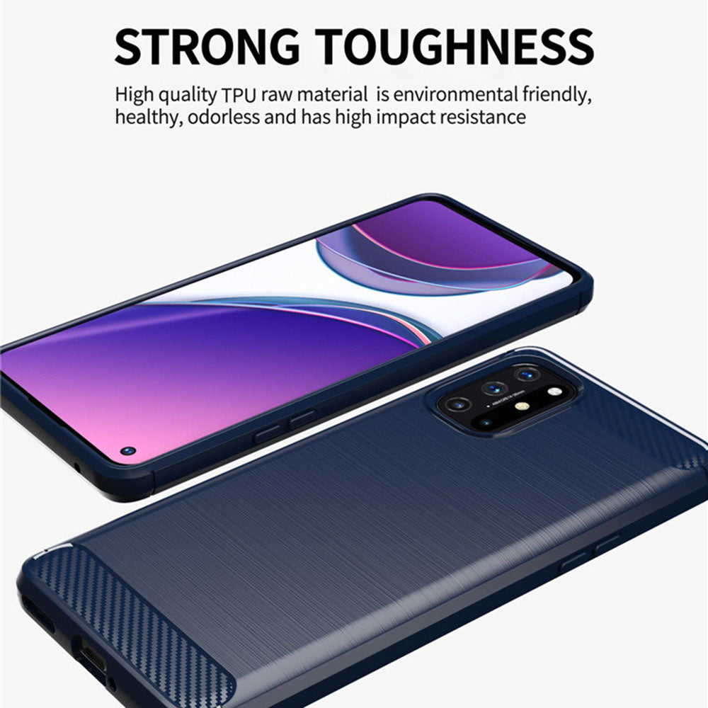 Techsuit - Carbon Silicone - OnePlus 9 - Black