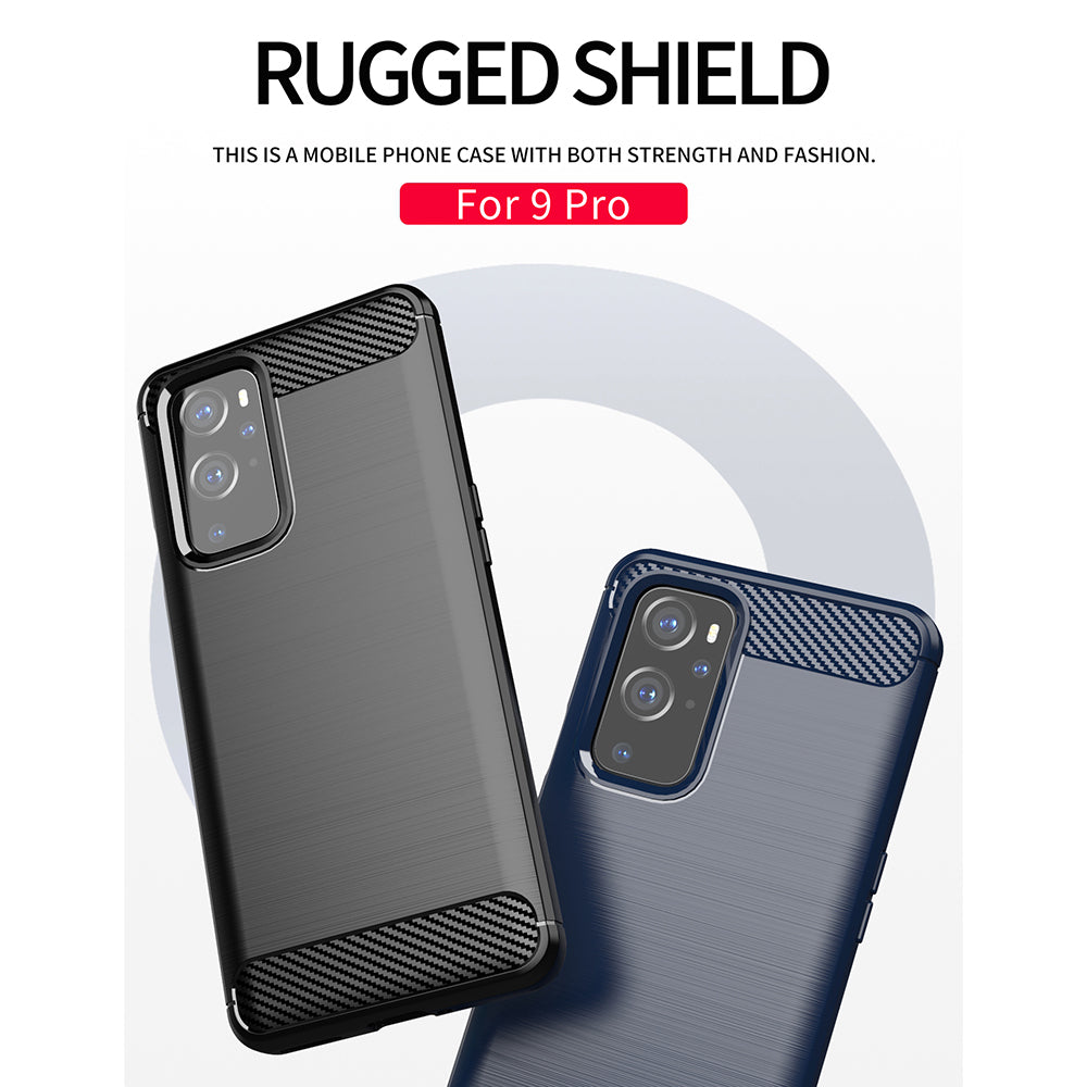 Techsuit - Carbon Silicone - OnePlus 9 Pro - Black