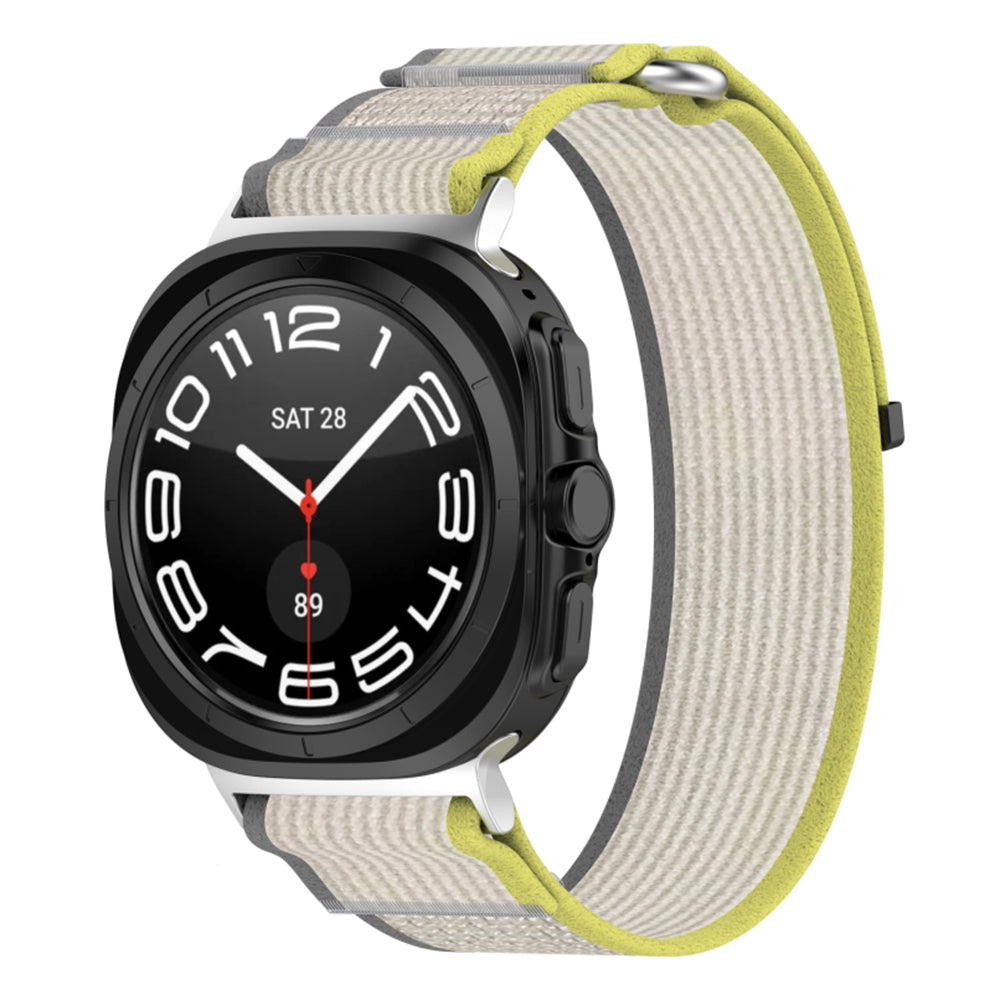 Techsuit - Watchband (W054) - Samsung Galaxy Watch Ultra 47mm / Watch Ultra 2 - Yellow / Gray