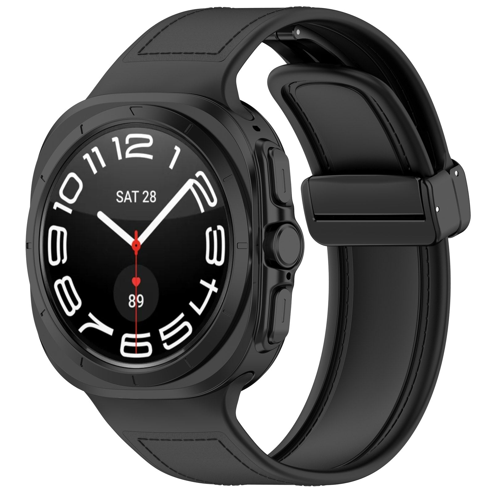Techsuit - Watchband (W056) - Samsung Galaxy Watch Ultra 47mm / Watch Ultra 2 - Black