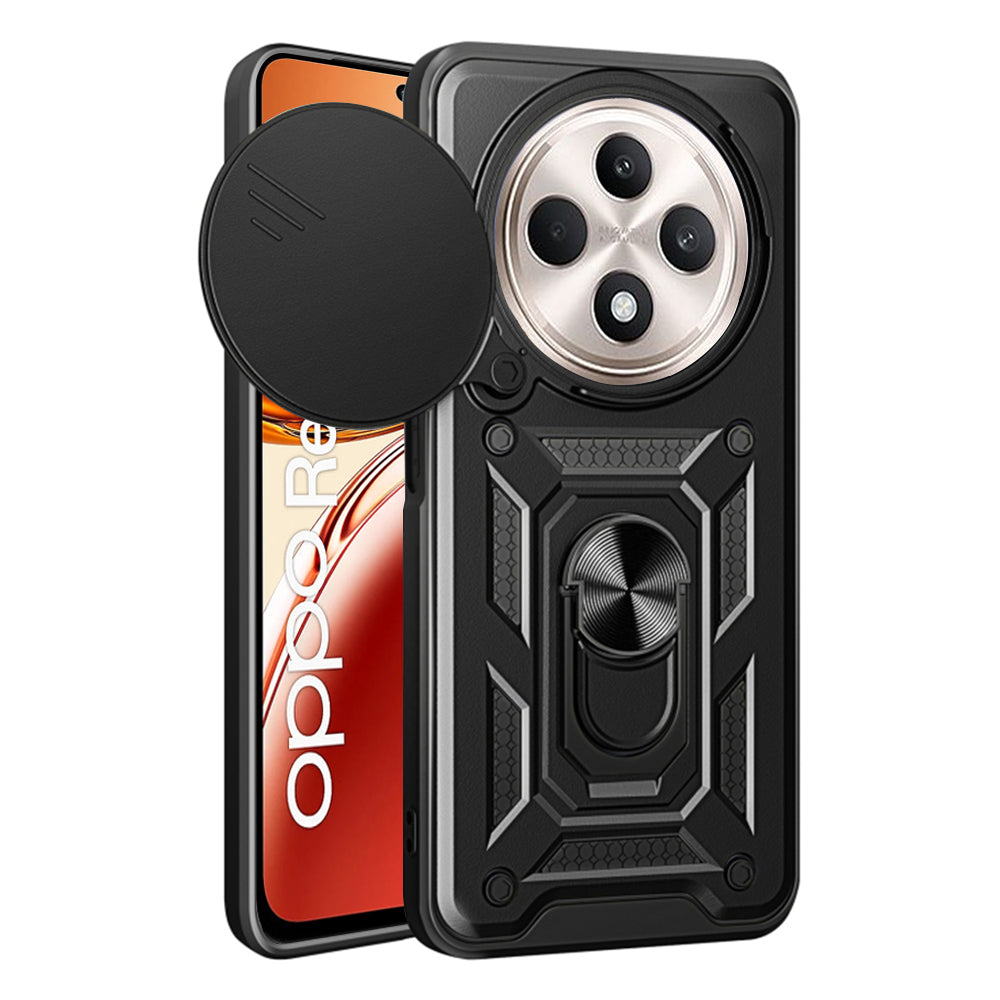 Techsuit - CamShield Series - Oppo Reno12 F 4G / Reno12 F 5G / Reno12 FS 4G / Reno12 FS 5G - Black