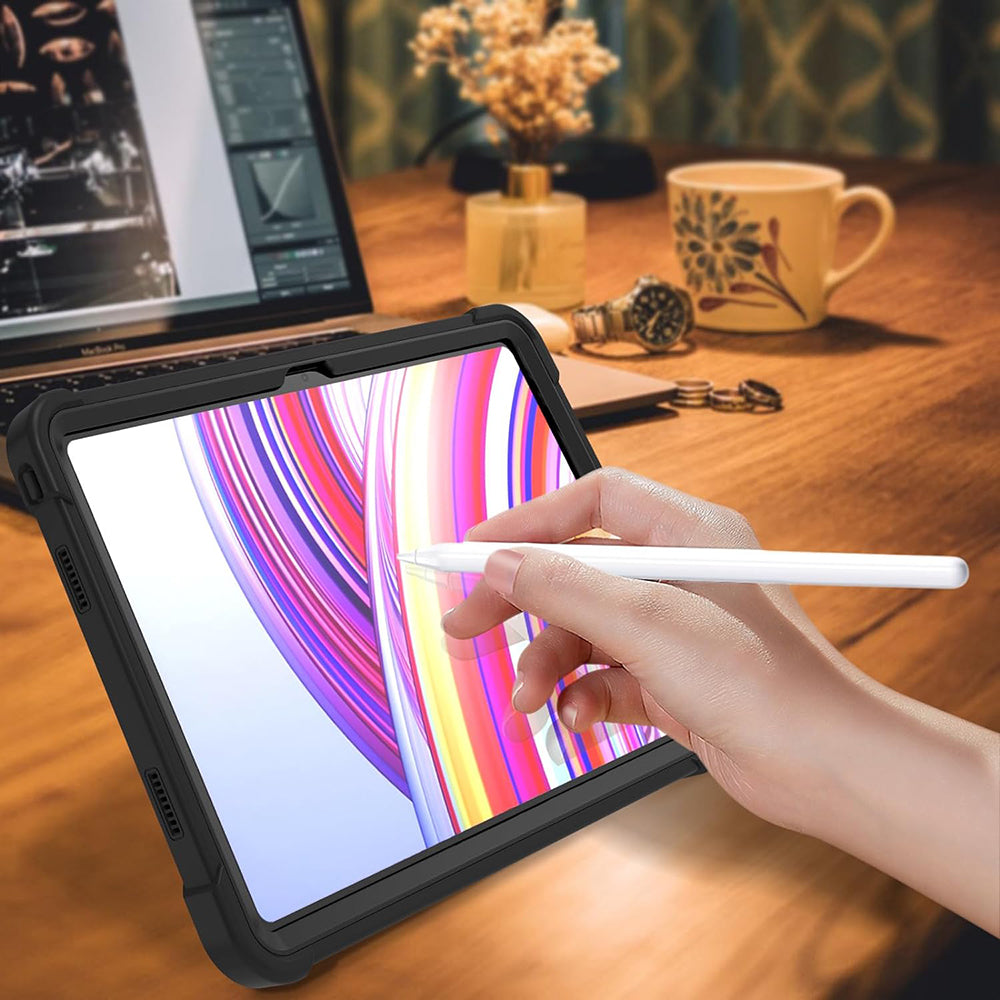 Techsuit - Rugged TabShell + Screen Protector - Xiaomi Redmi Pad Pro / Redmi Pad Pro 5G / Poco Pad - Black