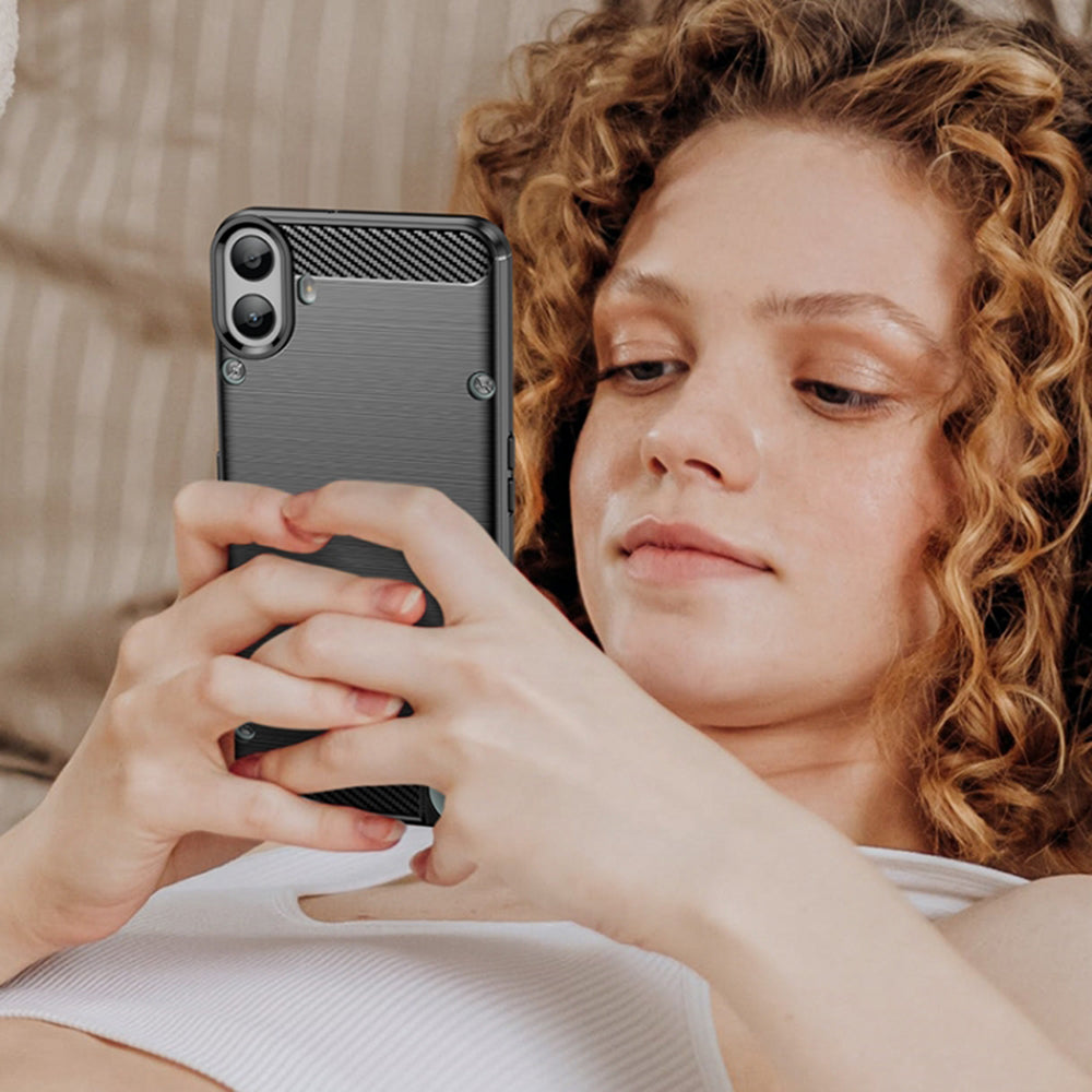 Techsuit - Carbon Silicone - Nothing CMF Phone 1 - Black