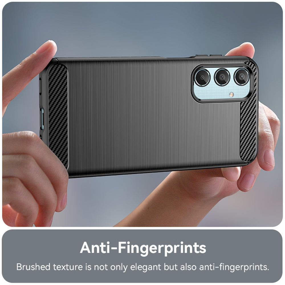 Techsuit - Carbon Silicone - Galaxy M35 - Black