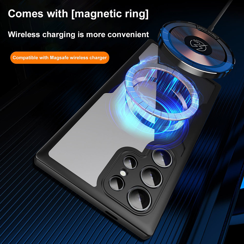 Techsuit - ColorVerse 360 MagSafe Series + Screen Protector - Galaxy S24 Ultra - Blue