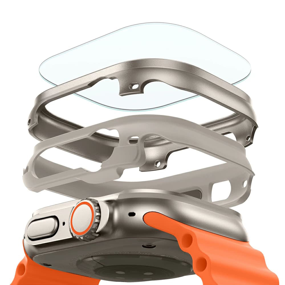 ESR - Armorite Protection Set - Apple Watch Ultra / Ultra 2 / Ultra 3 - Titanium