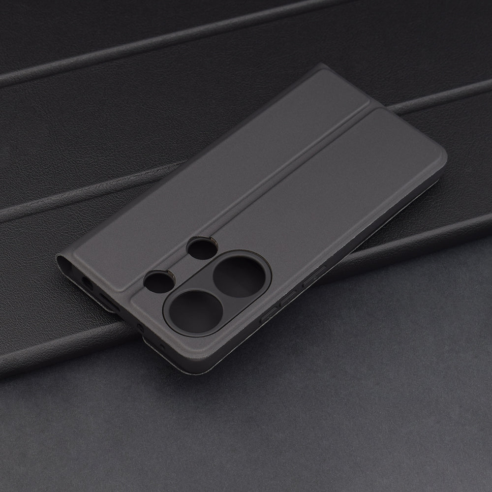 Techsuit - Magskin Book - Xiaomi Redmi Note 13 Pro 4G / Poco M6 Pro 4G - Black