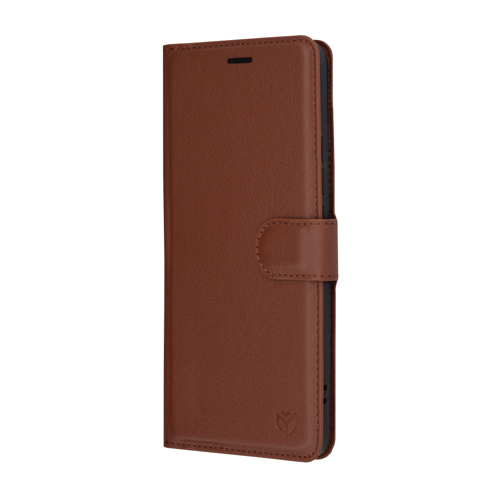Techsuit - Leather Folio - Xiaomi Poco F6 Pro - Brown