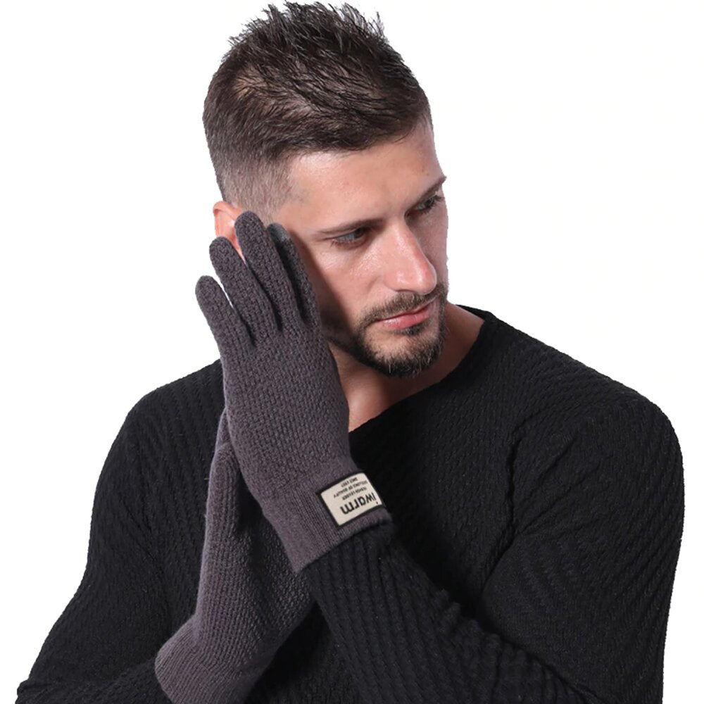 iWarm - Touchscreen Gloves (ST0007) - Wool - Gray