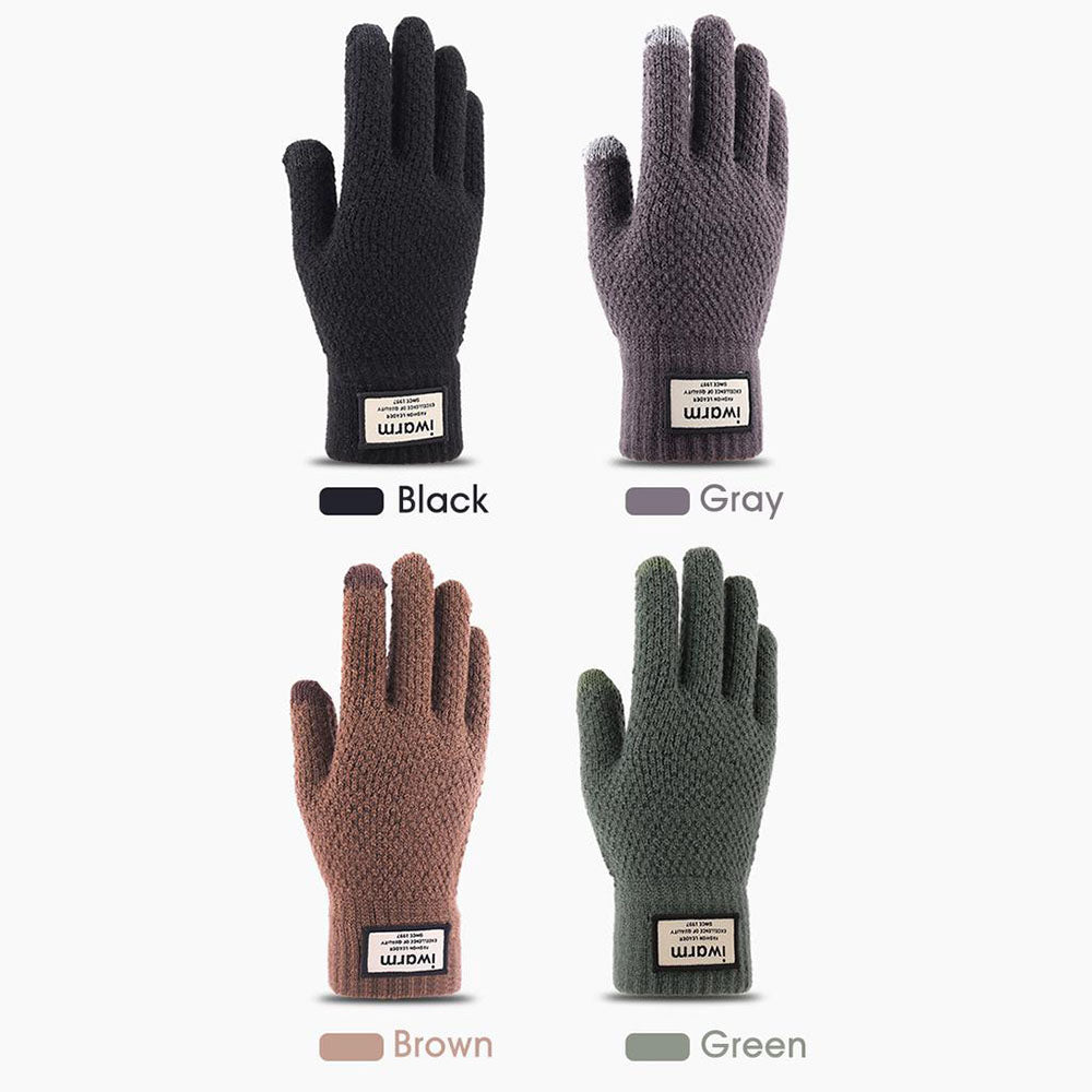 iWarm - Touchscreen Gloves (ST0007) - Wool - Gray