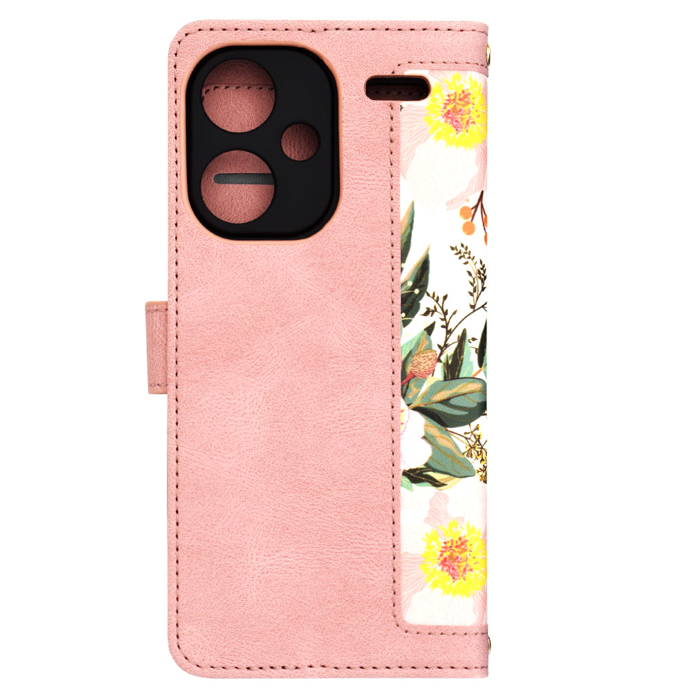 Techsuit - FlipCraft - Xiaomi Redmi Note 13 Pro+ 5G - Sweetheart Pink