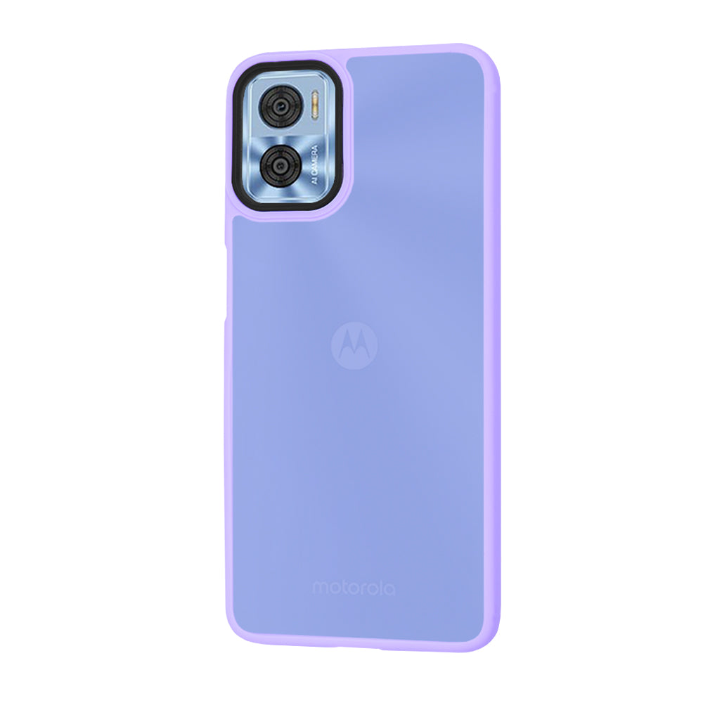 Techsuit - HaloFrost Series - Motorola Moto E22 / Moto E22i - Light Purple