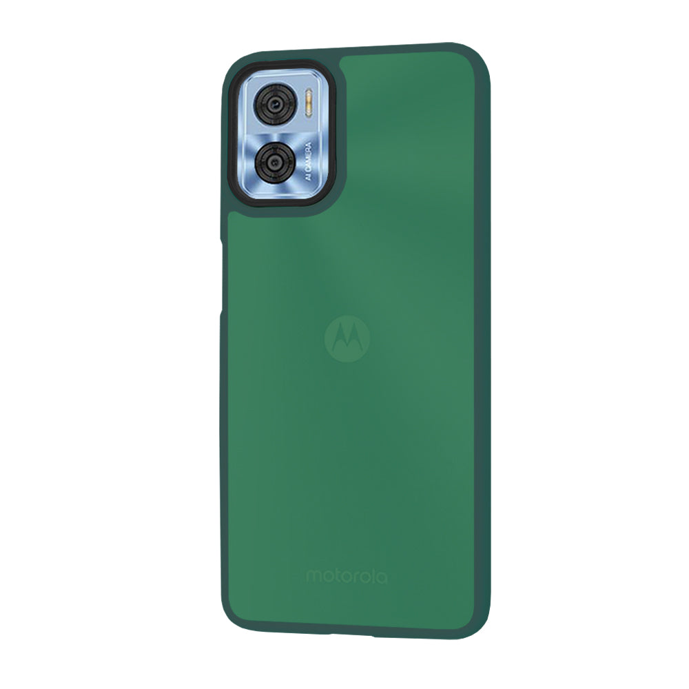 Techsuit - HaloFrost Series - Motorola Moto E22 / Moto E22i - Midnight Green