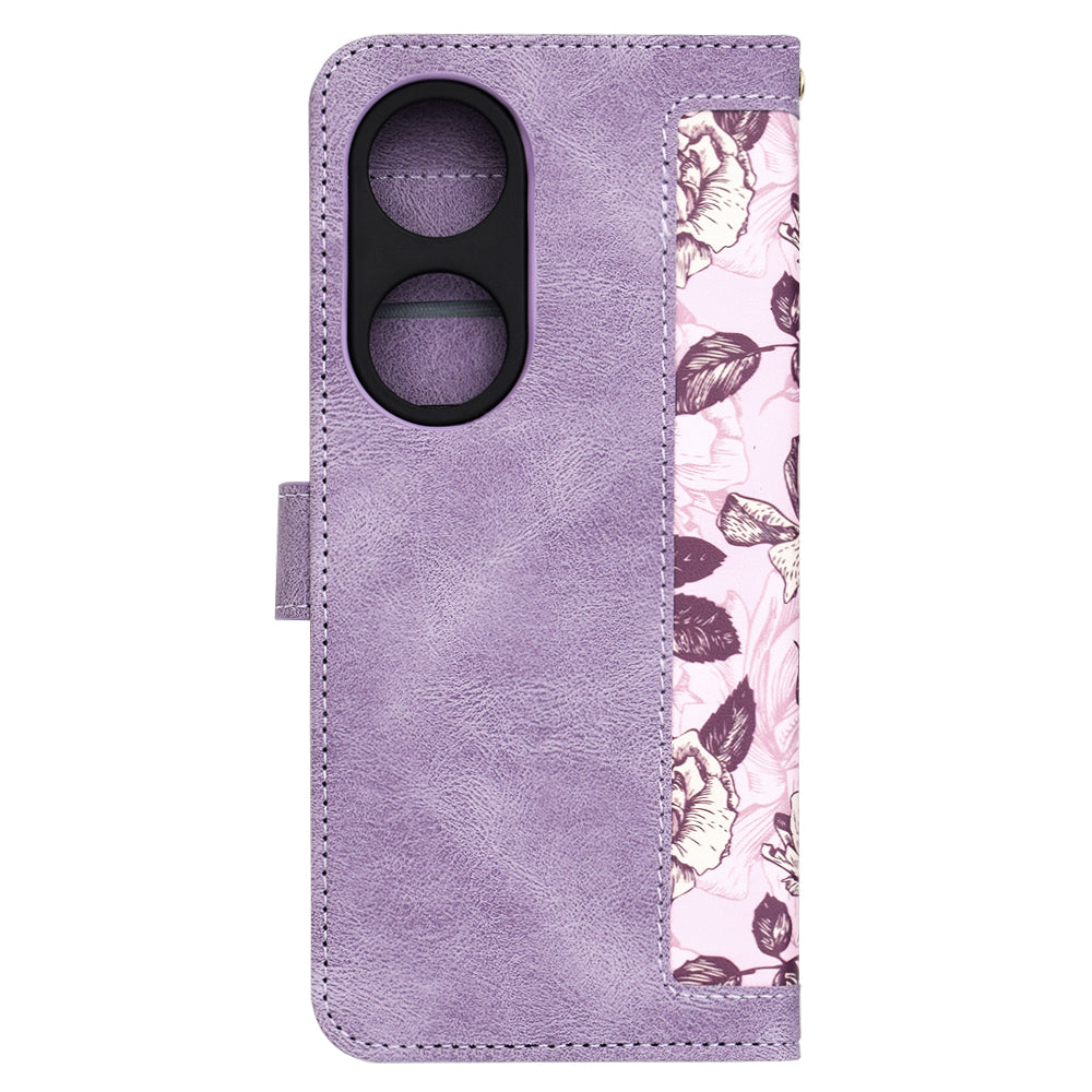 Techsuit - FlipCraft - Honor X7b / X7b 5G / 90 SMART - Mysterious Purple