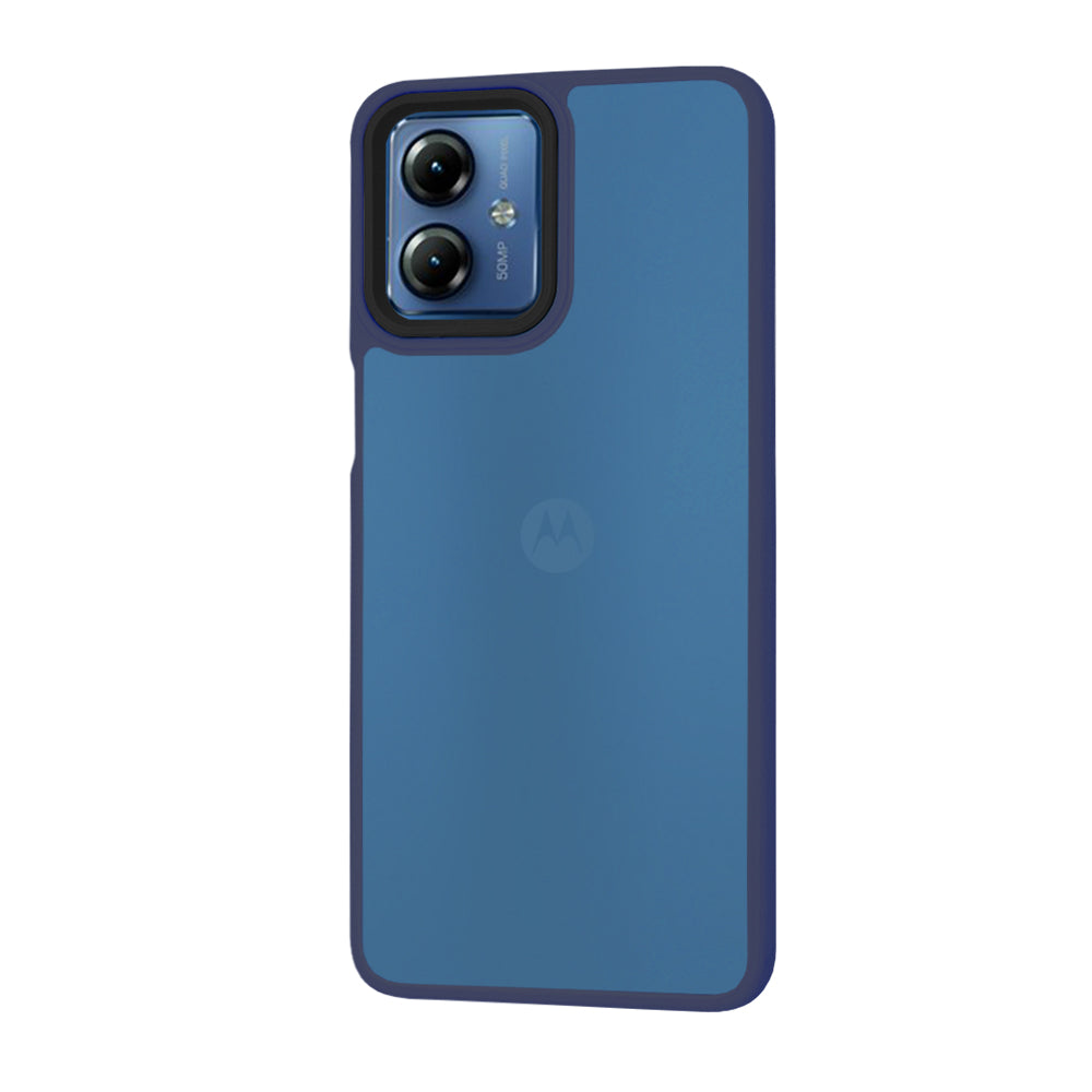 Techsuit - HaloFrost Series - Motorola Moto G14 - Deep Blue