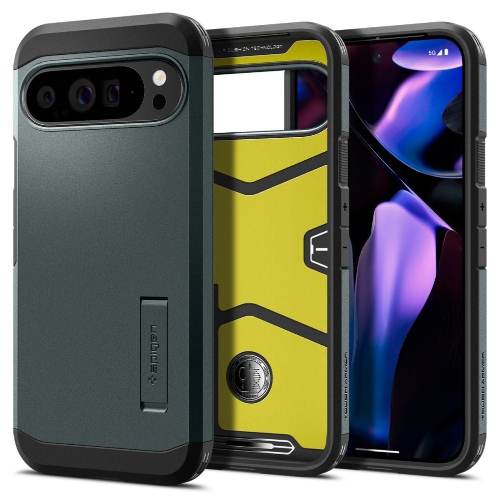 Spigen - Tough Armor - Google Pixel 9 Pro XL - Abyss Green