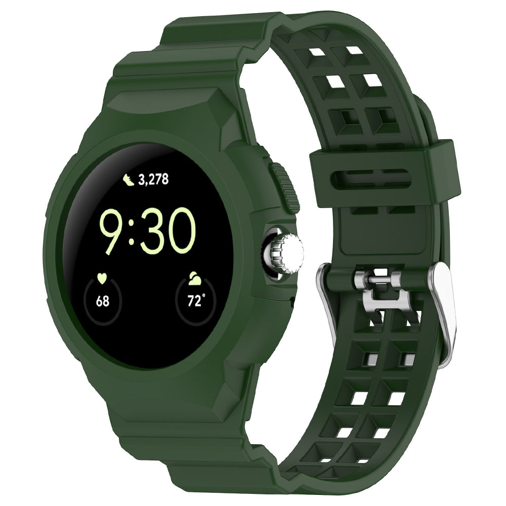 Techsuit - Watchband (W065) - Google Pixel Watch / Watch 2 / Watch 3 41mm - Green