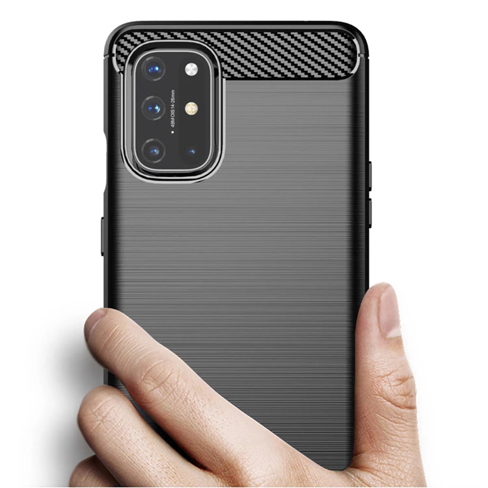 TechSuit - Carbon Silicone - OnePlus 8T - Black