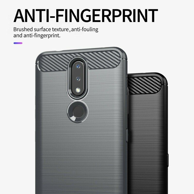 TechSuit - Carbon Silicone - Nokia 2.4 - Black