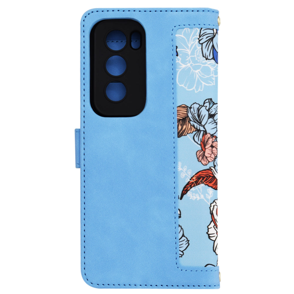 Techsuit - FlipCraft - Oppo Reno12 - Vibrant Blue