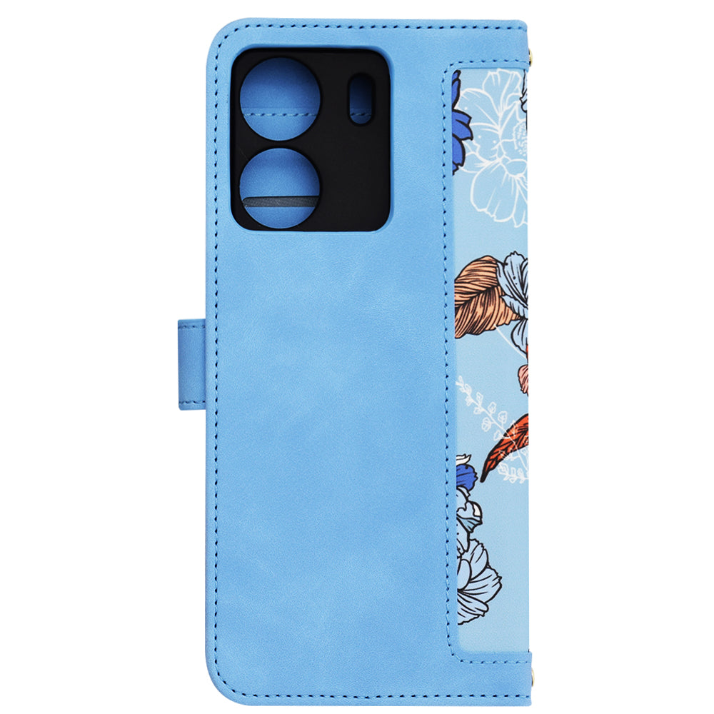 Techsuit - FlipCraft - Xiaomi Redmi 13C 4G / Poco C65 - Vibrant Blue
