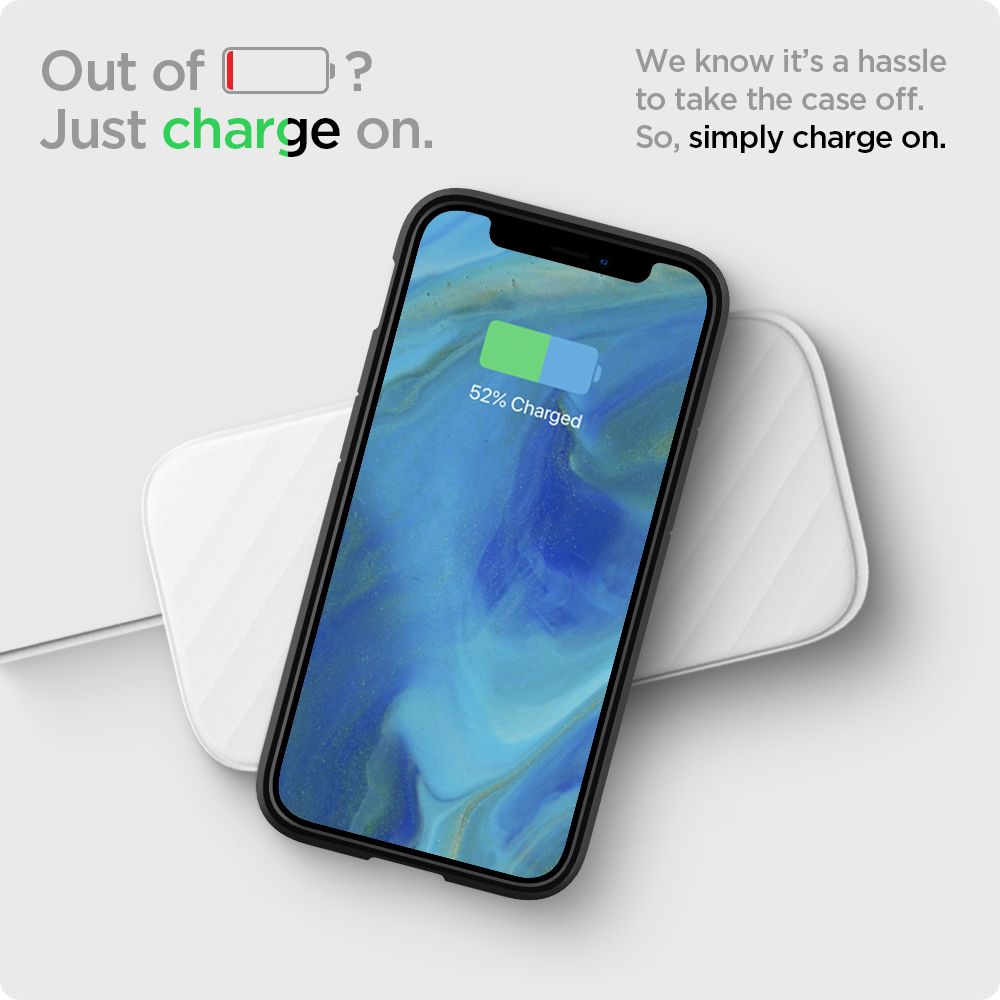 Spigen Ultra Hybrid Case For Iphone 12 / Iphone 12 Pro - Matte Black