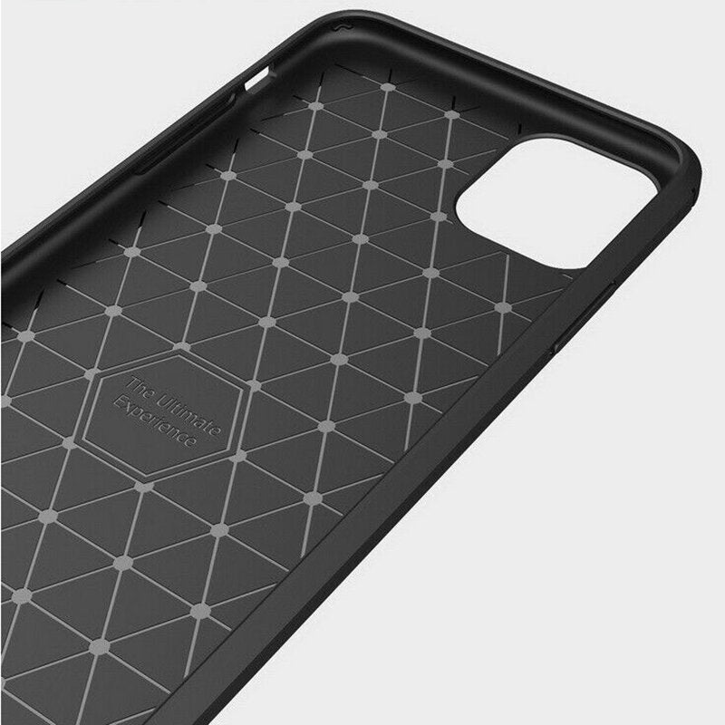 Techsuit - Carbon Silicone - iPhone 12 / iPhone 12 Pro - Black