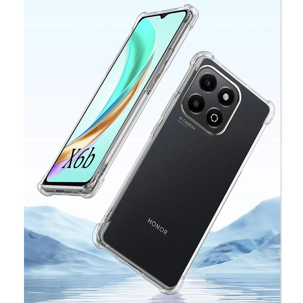 Techsuit - Shockproof Clear Silicone - Honor X6b - Clear