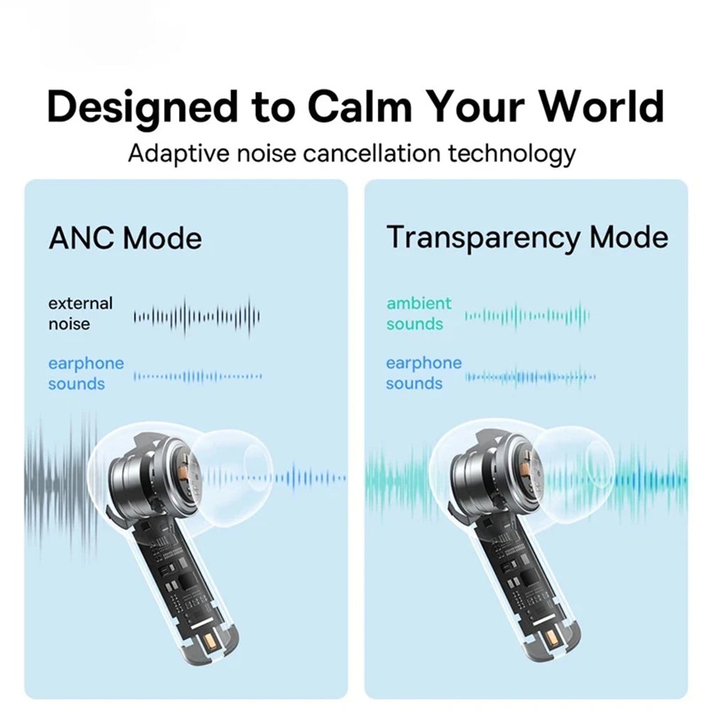 Baseus - Wireless Earbuds Bowie M2 (A00024000221-Z1) - TWS, Bluetooth - Moon White