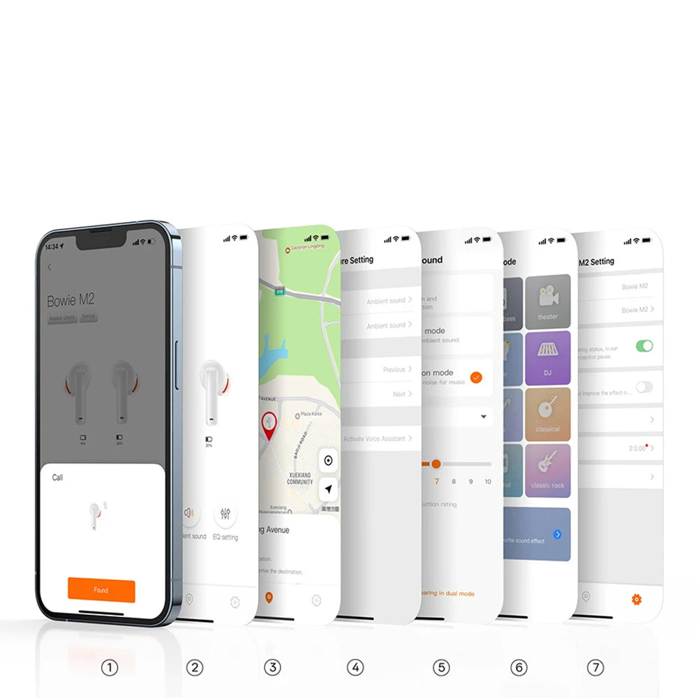 Baseus - Wireless Earbuds Bowie M2 (A00024000221-Z1) - TWS, Bluetooth - Moon White