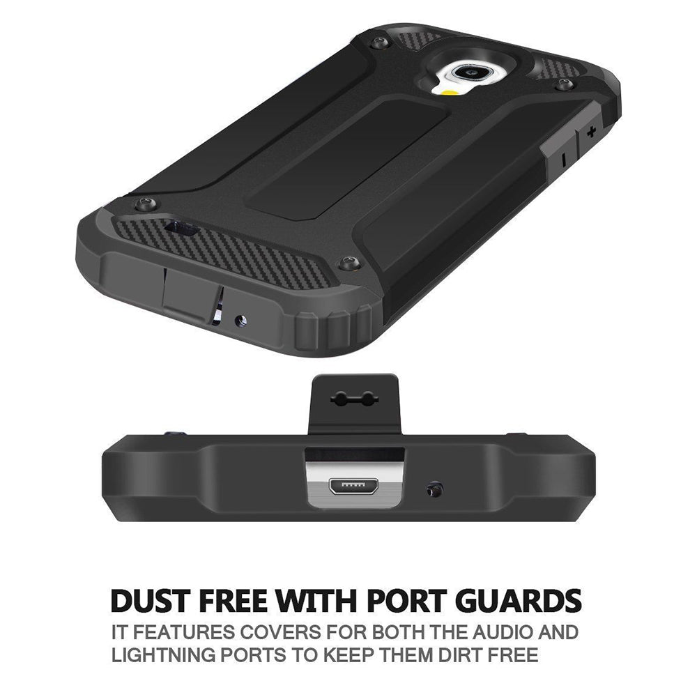 Techsuit - Hybrid Armor - Samsung Galaxy S4 i9500 - Black