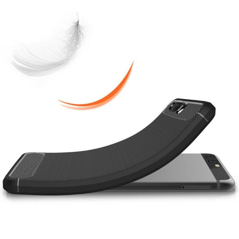 Techsuit - Carbon Silicone - Huawei P10 Plus - Black