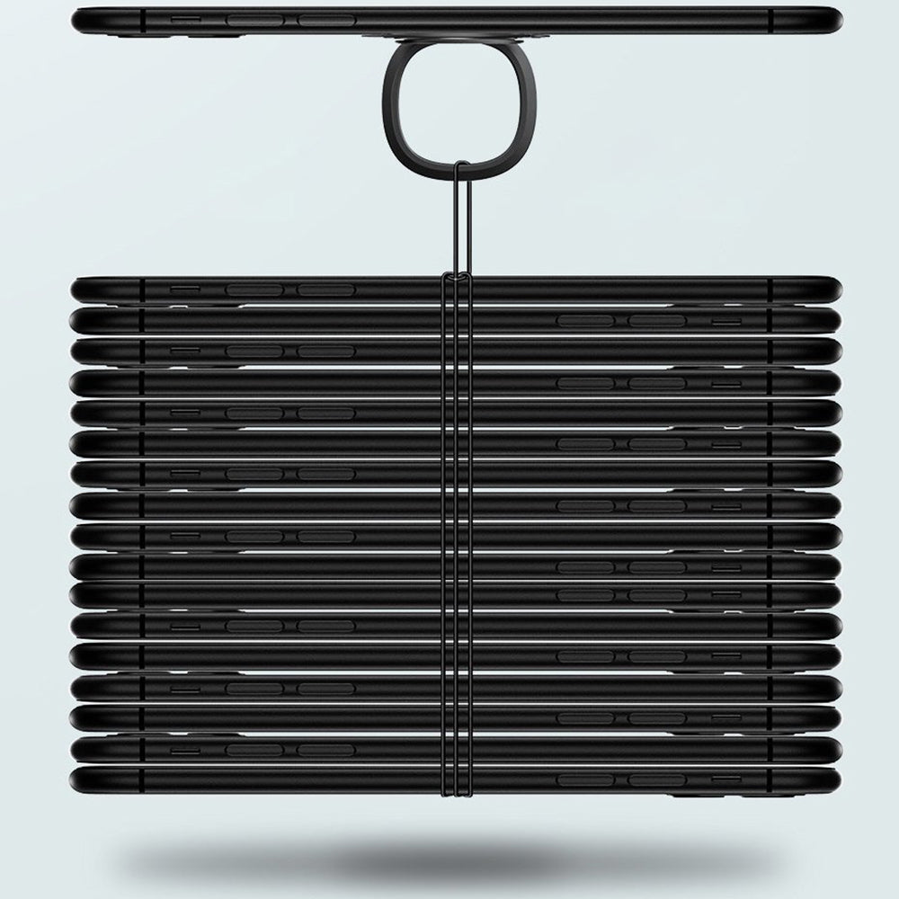 Baseus - Phone Ring Invizible (SUYB-0S) - Standing and Folding Feature, 360° Rotating, Ultra-Thin, 3M Adhesive - Silver