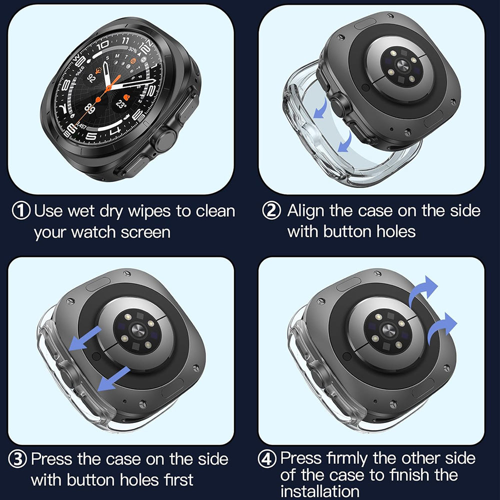 Techsuit - Defense360 Pro - Galaxy Watch Ultra (47mm) - Clear