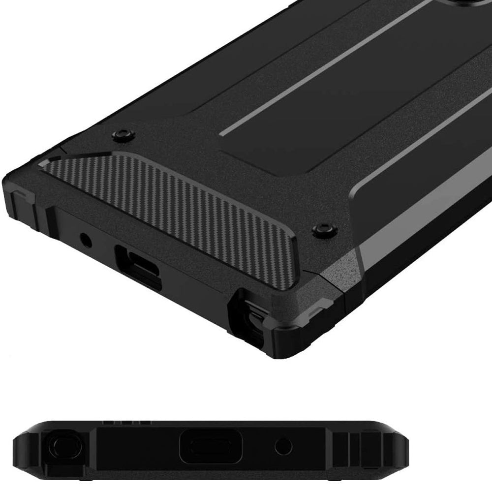 Techsuit - Hybrid Armor - Samsung Galaxy Note 20 Ultra / Note 20 Ultra 5G - Black