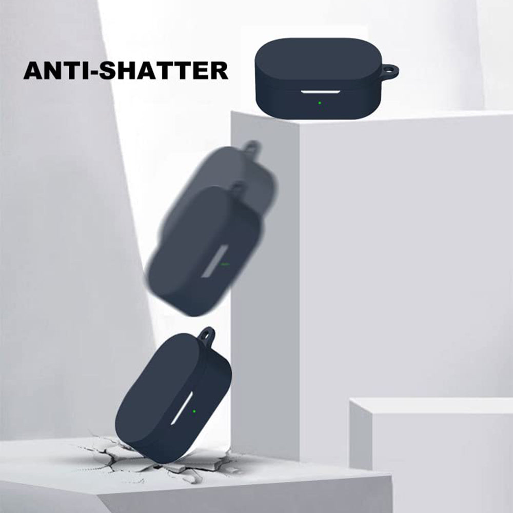 Techsuit - Silicone Case - for OnePlus Buds Pro 2, Smooth Ultrathin Material - Black