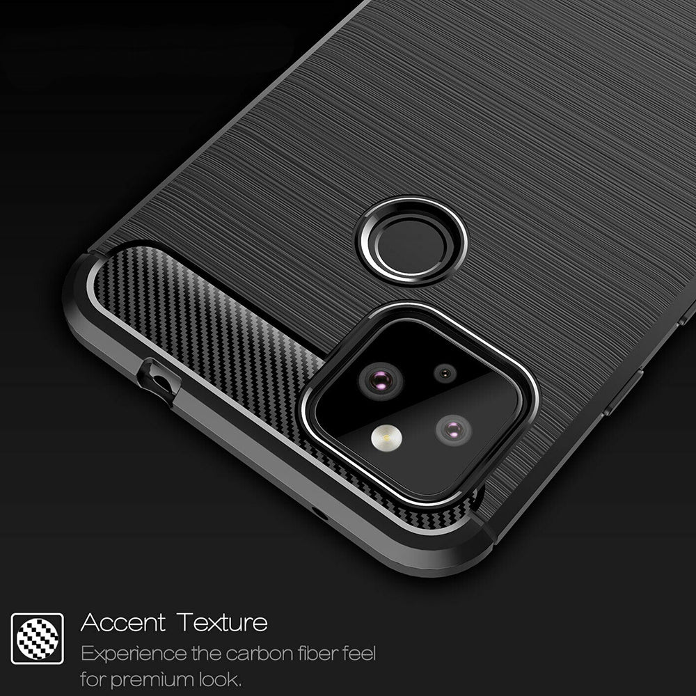 Techsuit - Carbon Silicone - Google Pixel 4a 5G - Black