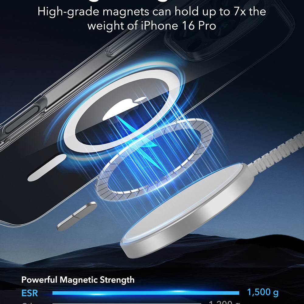 ESR - Classic Hybrid HaloLock - iPhone 16 Pro - Clear