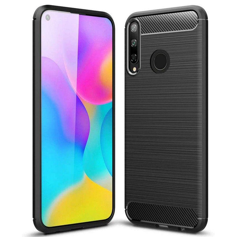 Techsuit - Carbon Silicone - Huawei Y6p - Black