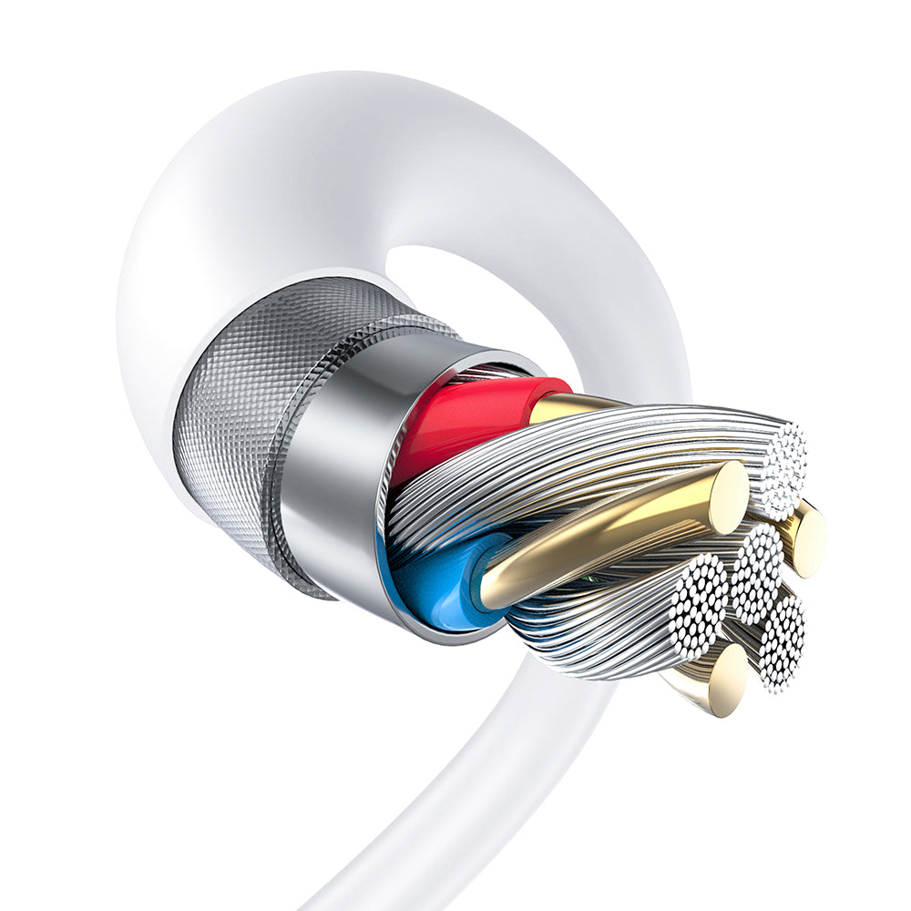 Lito - Data Cable (LD06L) - USB to Lightning, 2.4A, PVC, 1m - White