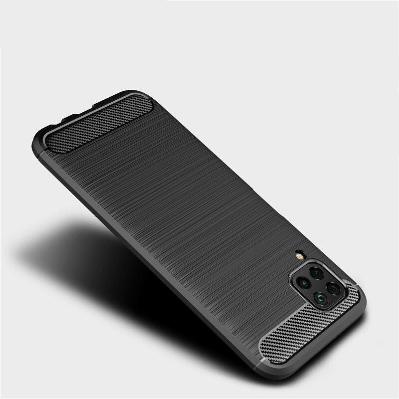 Techsuit - Carbon Silicone - Huawei P40 lite - Black