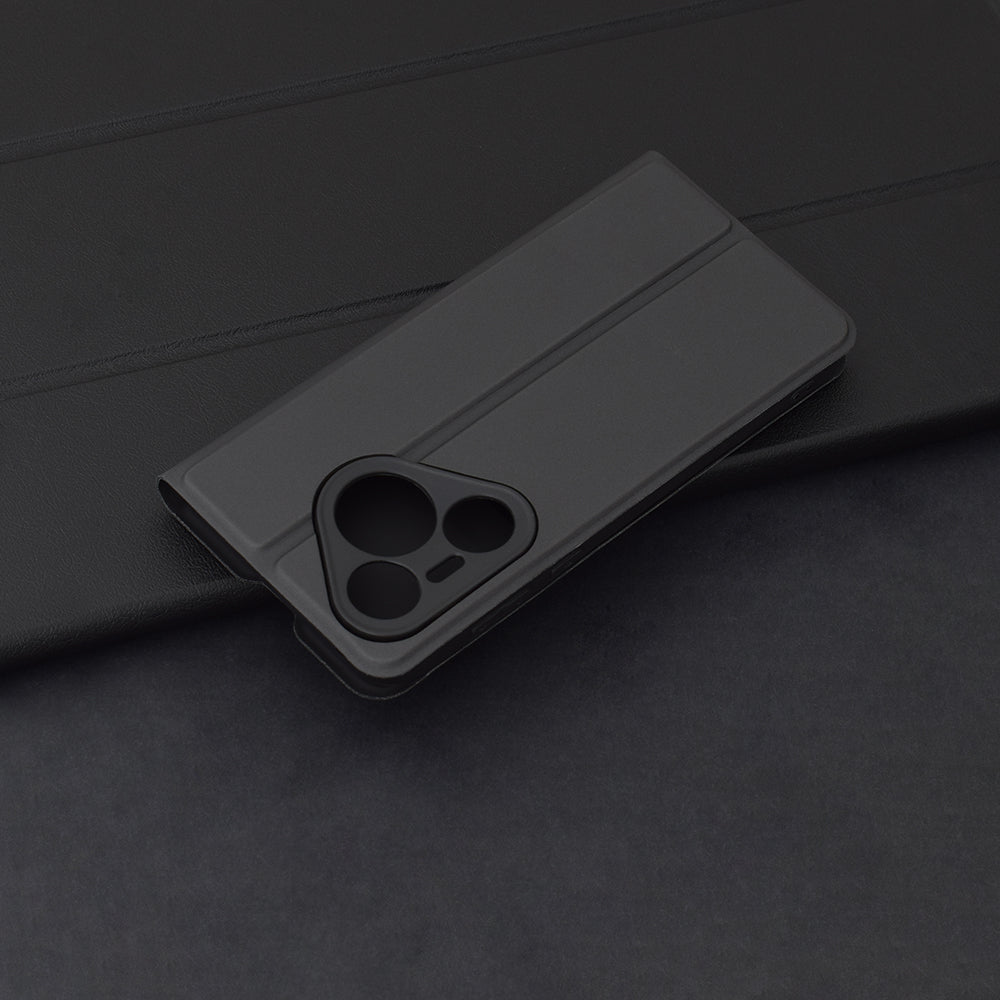Techsuit - Magskin Book - Huawei Pura 70 - Black
