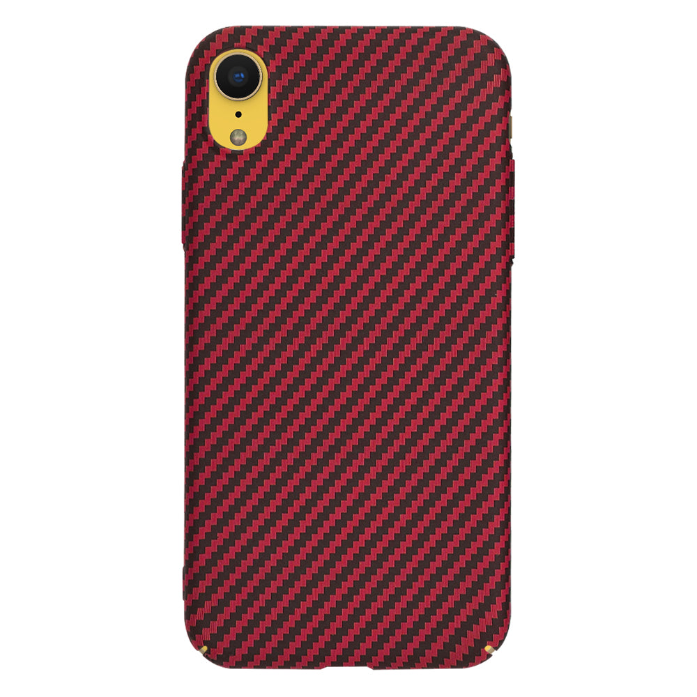 Techsuit - Carbonite FiberShell - iPhone XR - Red